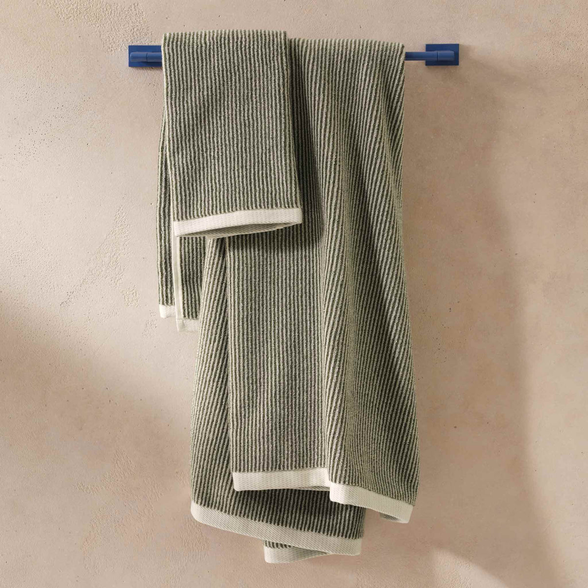 Plush Turkish Cotton Hand Towels Set of 2