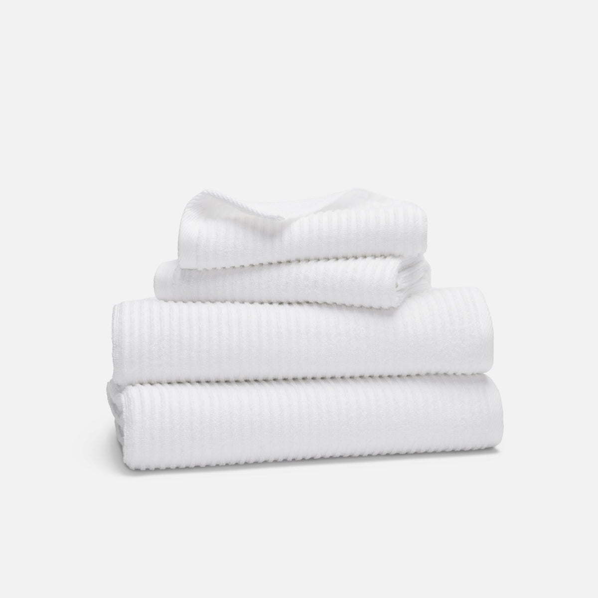 Ribbed Cotton TENCEL™ Bath Towel Bundle