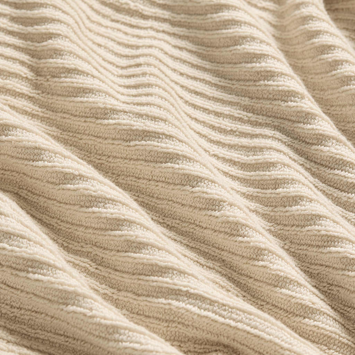 Ribbed Cotton TENCEL™ Set of 4 Bath Towel Bundle