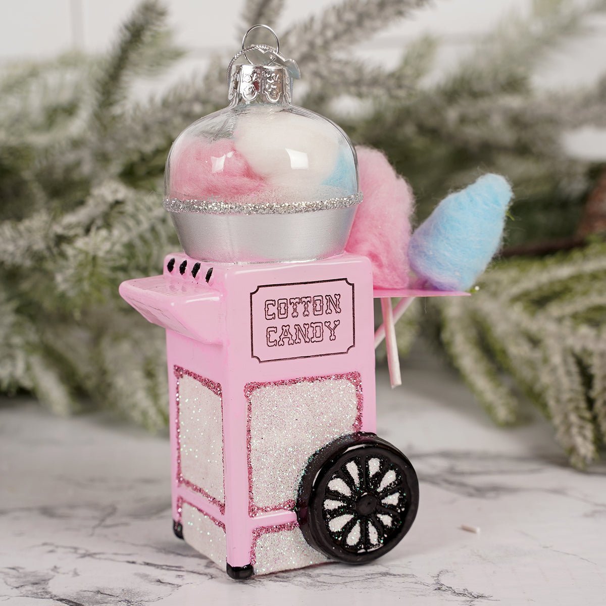Cotton Candy Cart Ornament