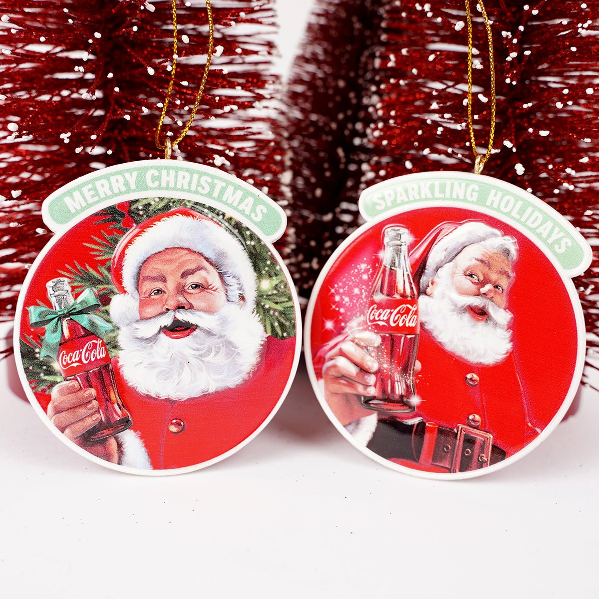 Santa Coca Cola Ornament