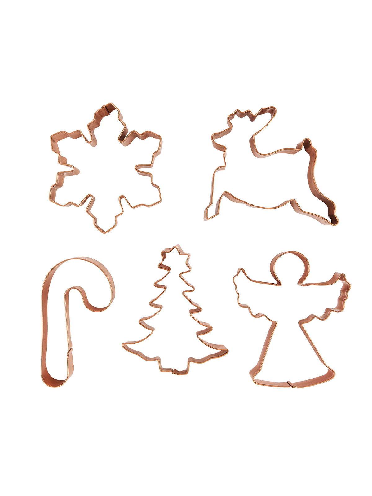Christmas Copper Cookie Cutters