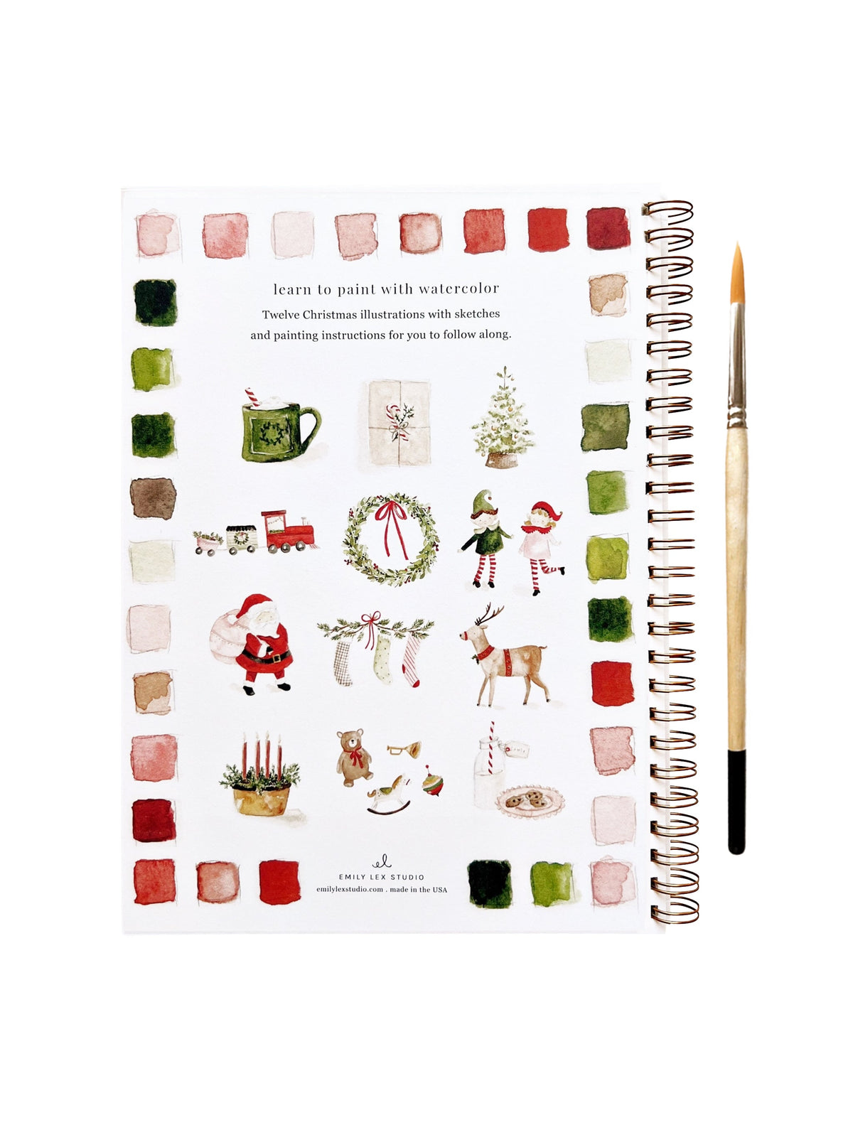 Christmas Watercolor Gift Set