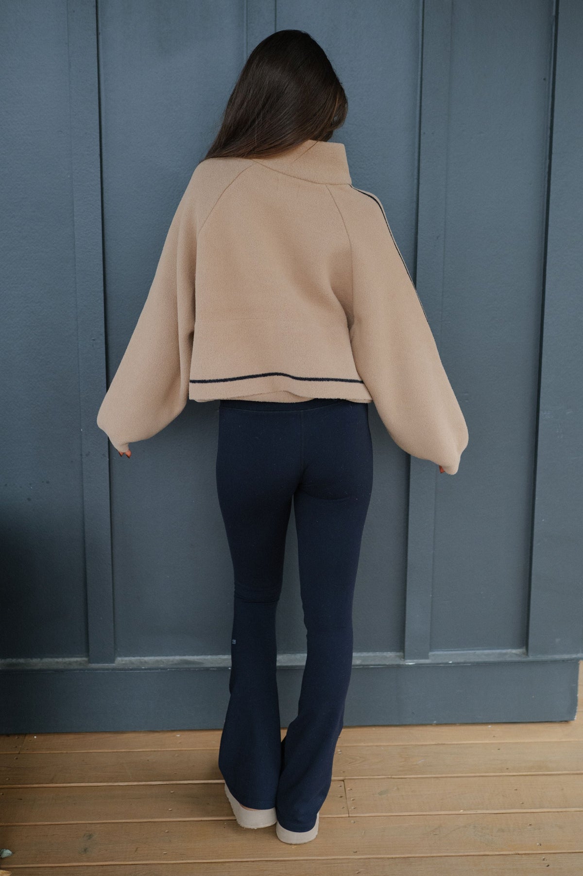 Noah Sweater Jacket-Mocha