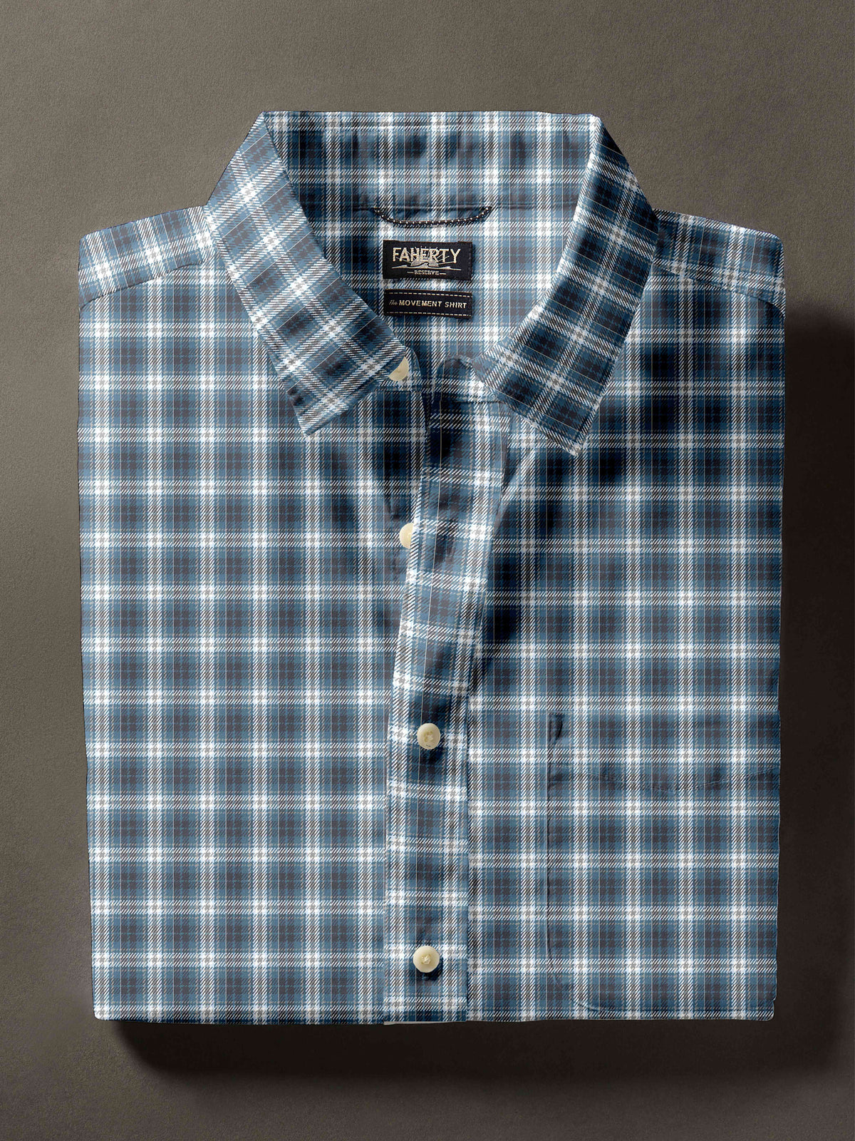The Movement Shirt - Azure Night Plaid