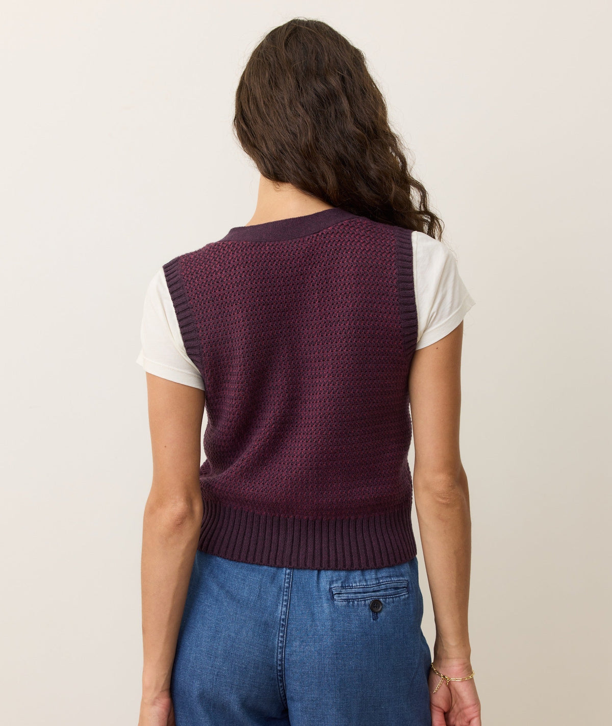 Robin Textured Sweater Vest