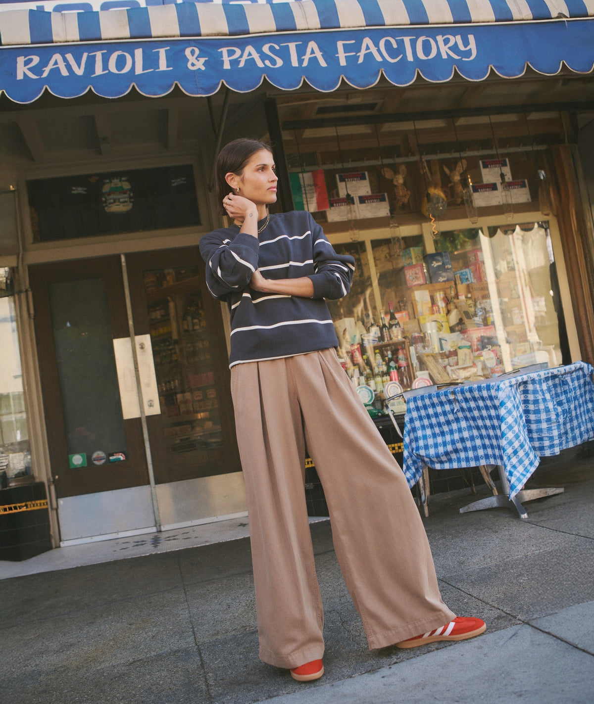 Allison Pleated Wide Leg Trouser