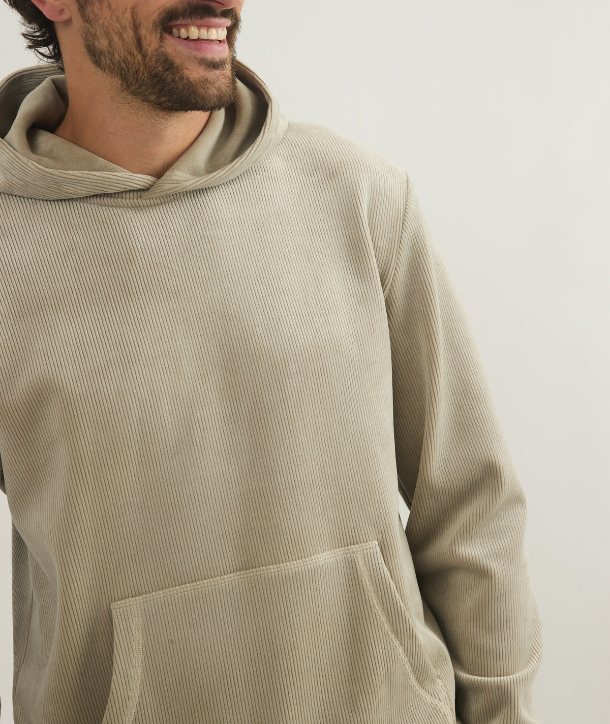 Cord Velour Hoodie