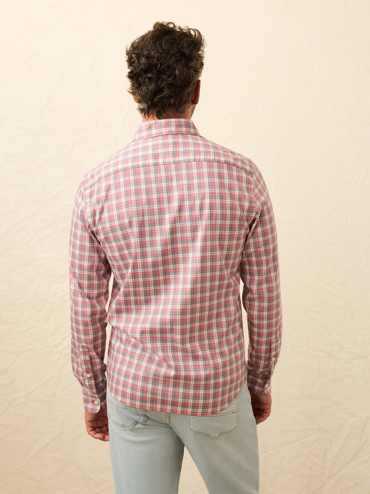 The Movement Shirt - Red Charcoal Plaid