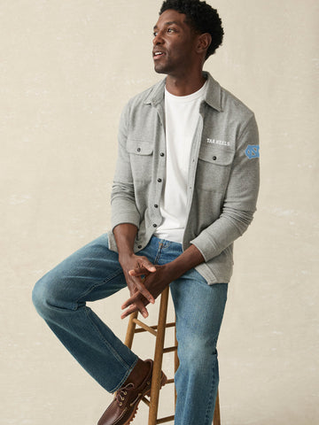 University of North Carolina Legend Sweater Shirt - Fossil Grey Twill