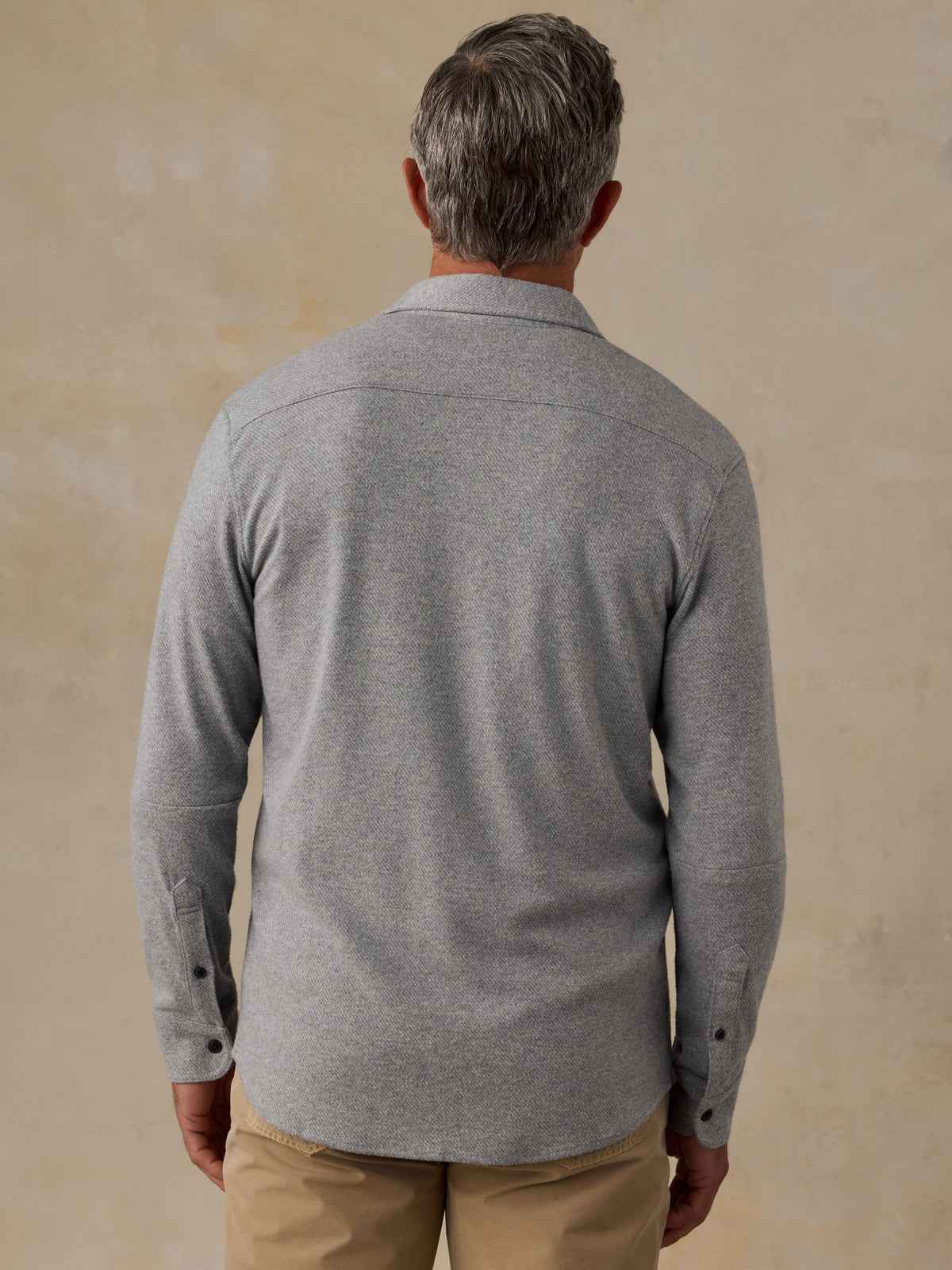 Legend Sweater Shirt (Single Pocket) - Fossil Grey Twill