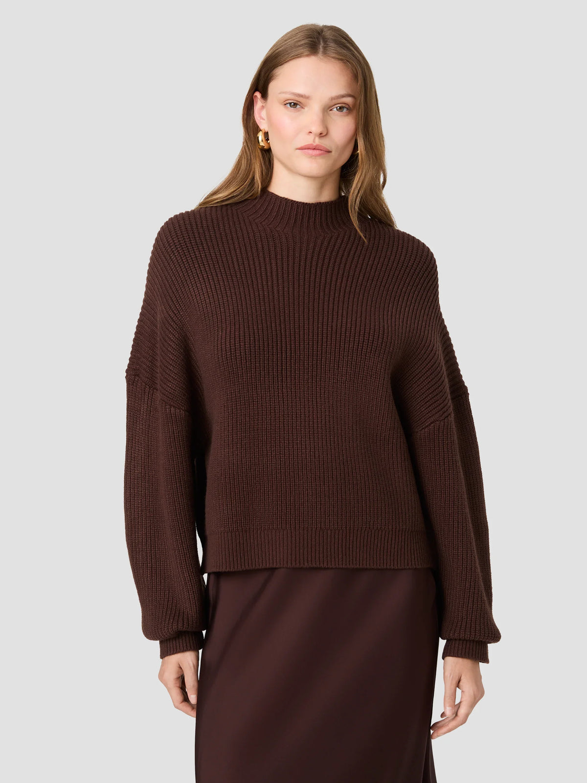 BABYSOFT MOCKNECK RIB PULLOVER