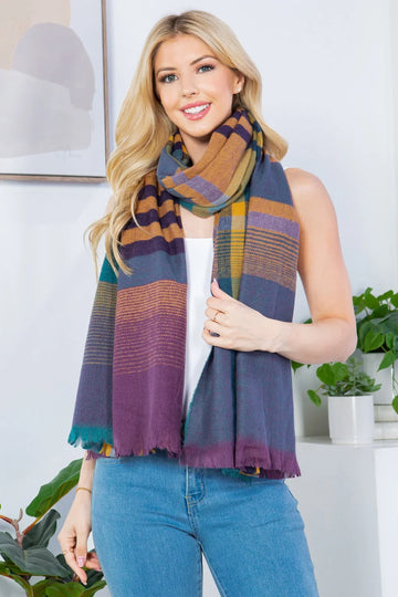 PLAID SHAWL