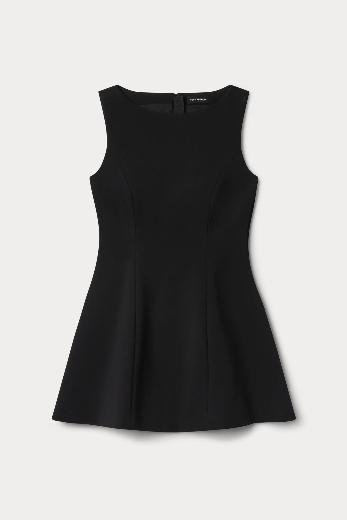 SOFT STRETCH PONTE MINI DRESS | BLACK001