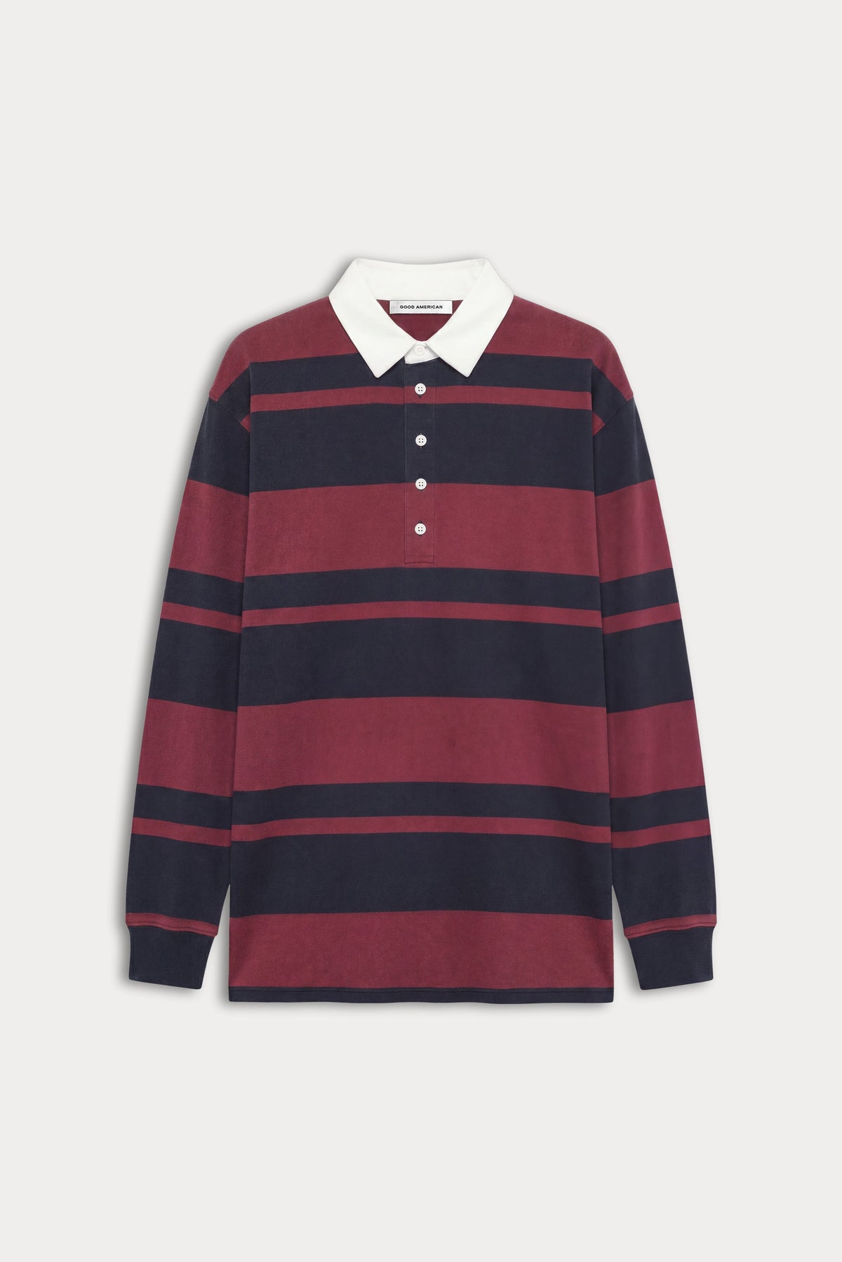 THE KNIT RUGBY MINI DRESS | NAVY BERRY CLUB STRIPE