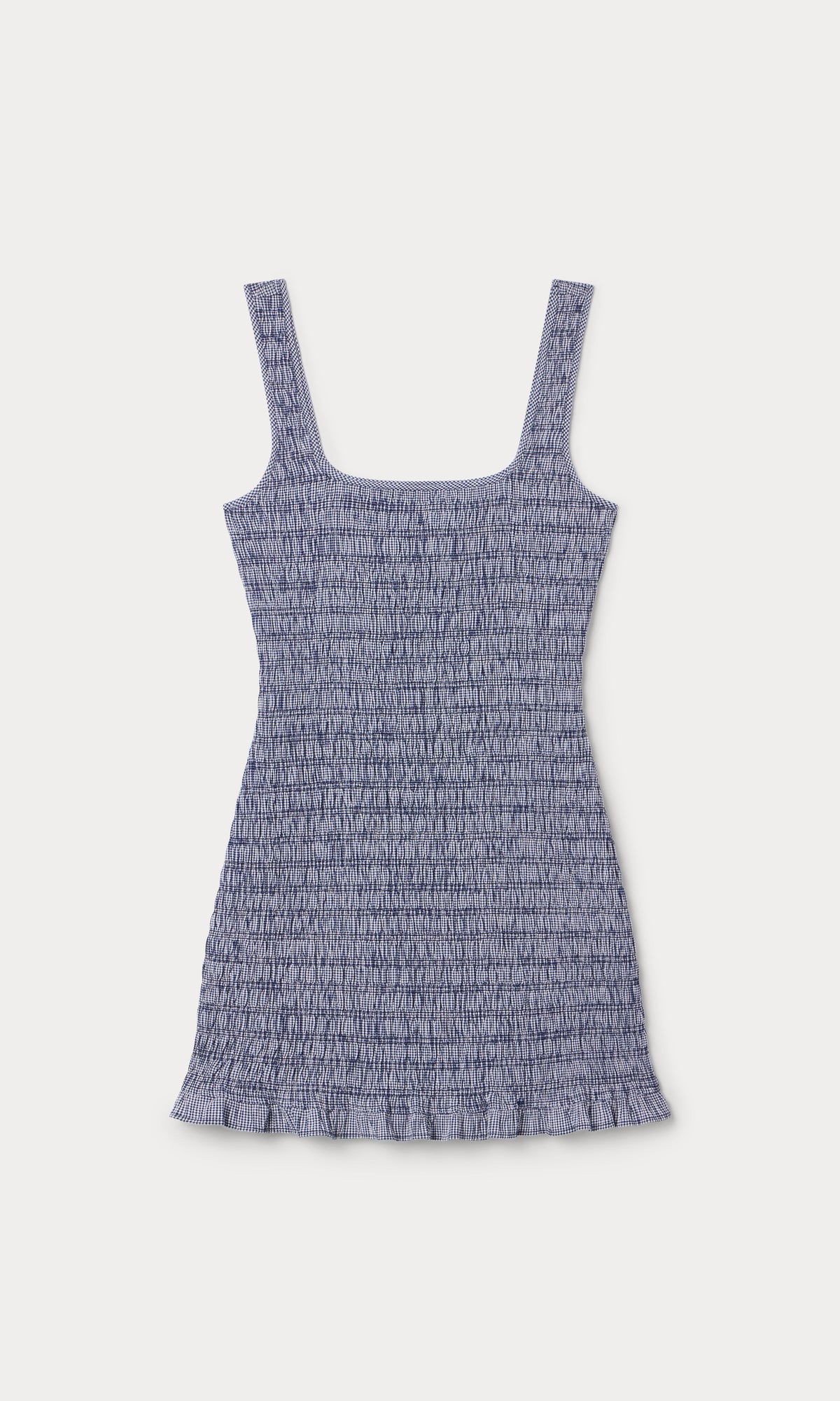 THE GARDEN DRESS | SHORE BLUE PLAID