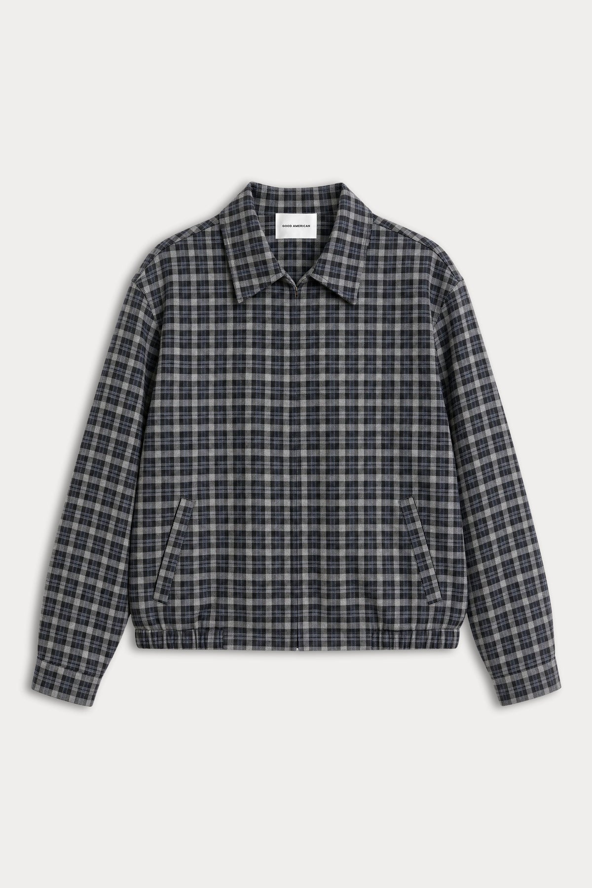 THE LIGHTWEIGHT BOMBER JACKET | CHARCOAL PLAID