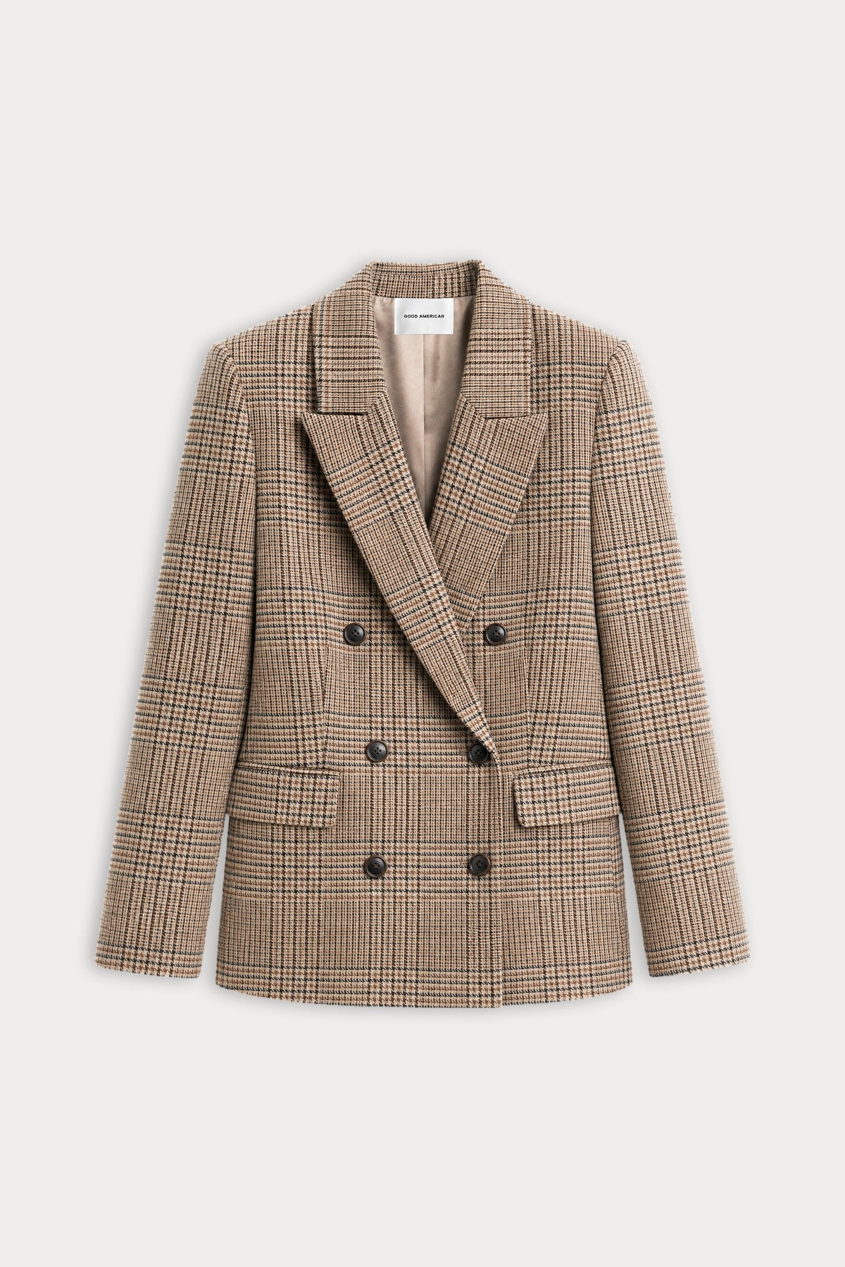 THE DOUBLE BREASTED BLAZER | BROWN PLAID