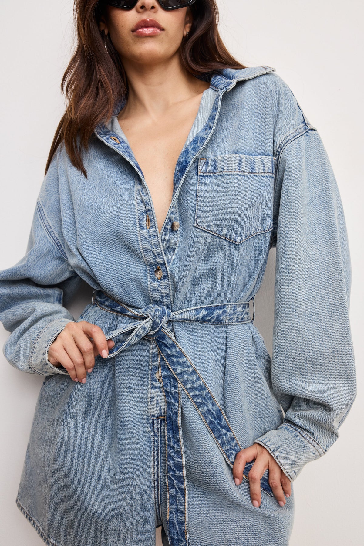 WEIGHTLESS DENIM ROMPER | INDIGO793