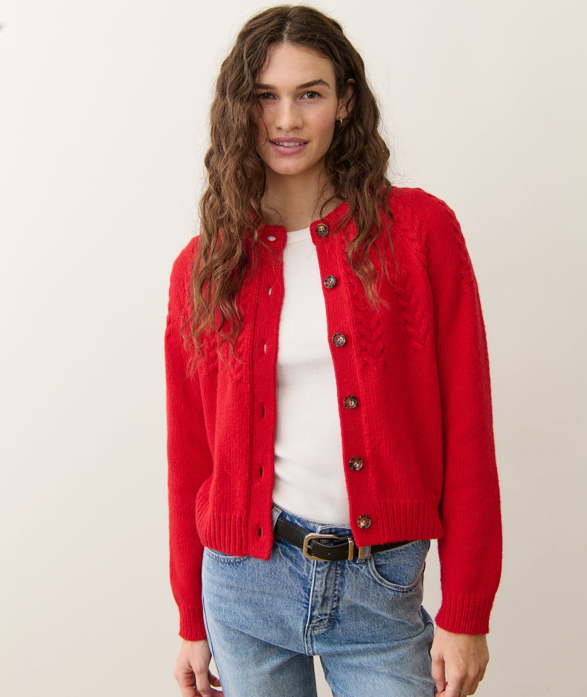 Everly Cable Knit Cardigan