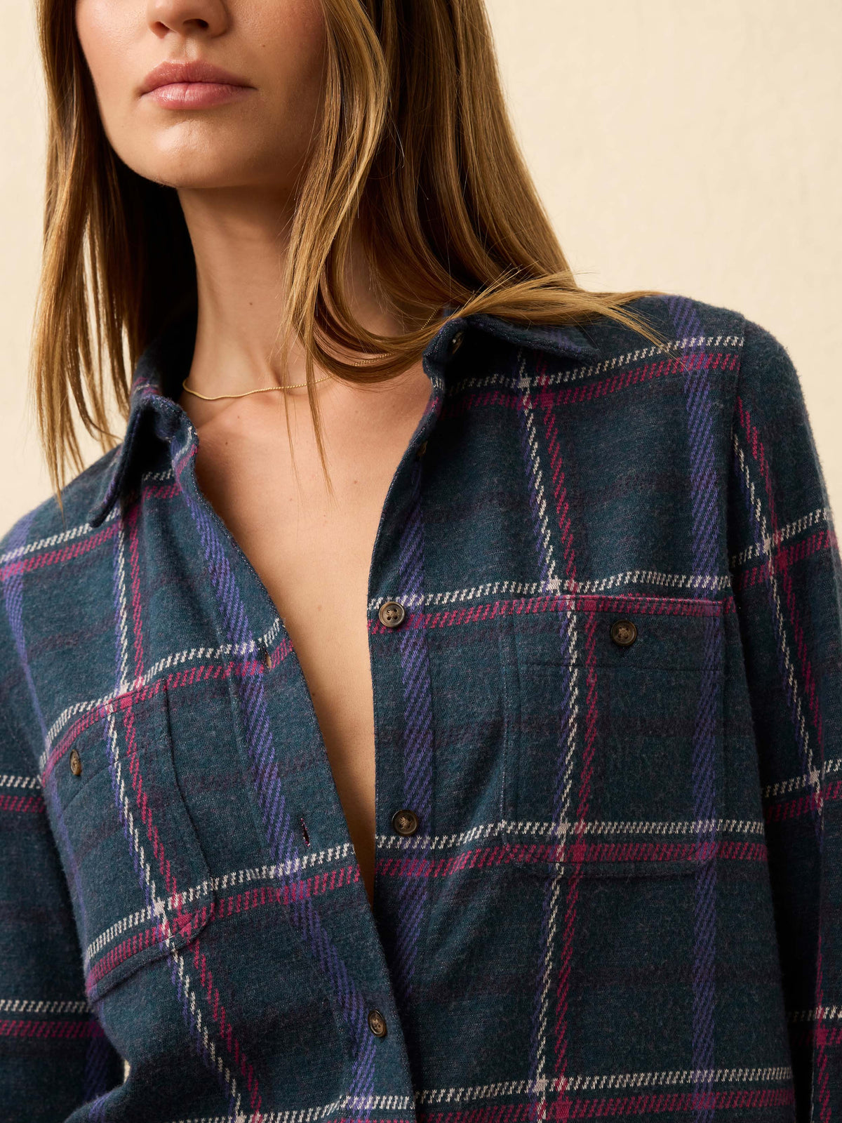 Legend Sweater Shirt - Northern Lights Plaid