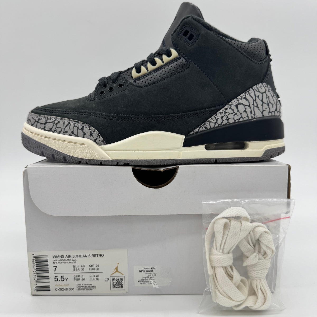 Jordan 3 Off Noir