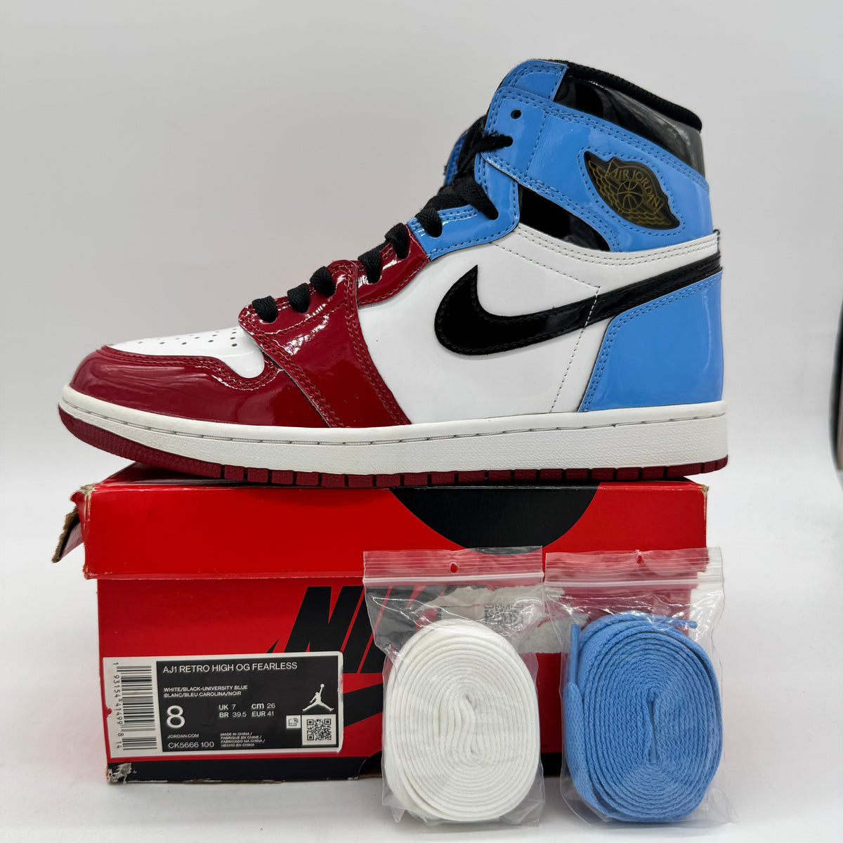 Jordan 1 High Fearless UNC Chicago