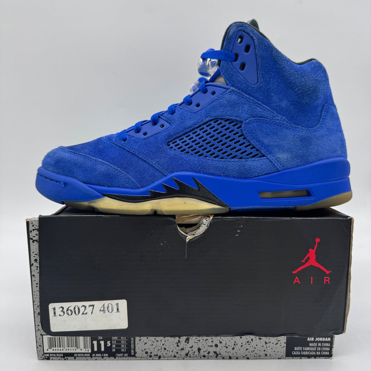 Jordan 5 Blue Suede
