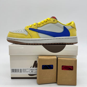 Jordan 1 Low OG SP Travis Scott Canary (Women's)