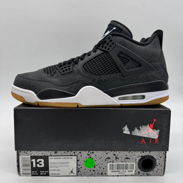 Jordan 4 Laser Black Gum