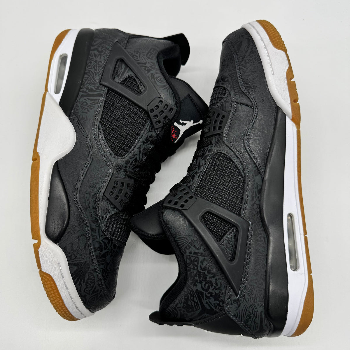 Jordan 4 Laser Black Gum