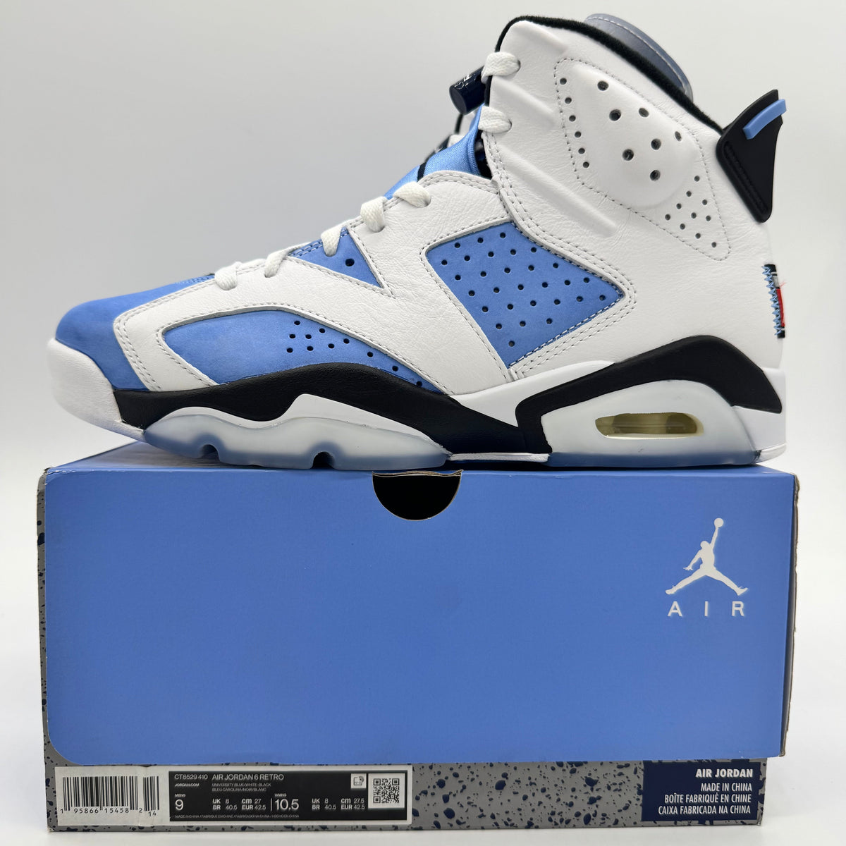Jordan 6 UNC White