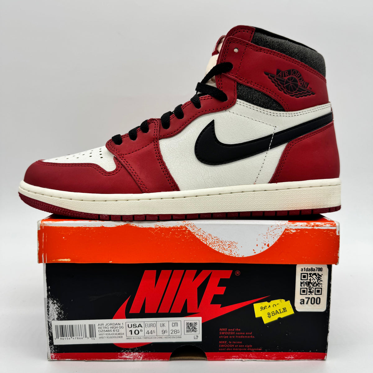 Jordan 1 High OG Chicago Lost and Found