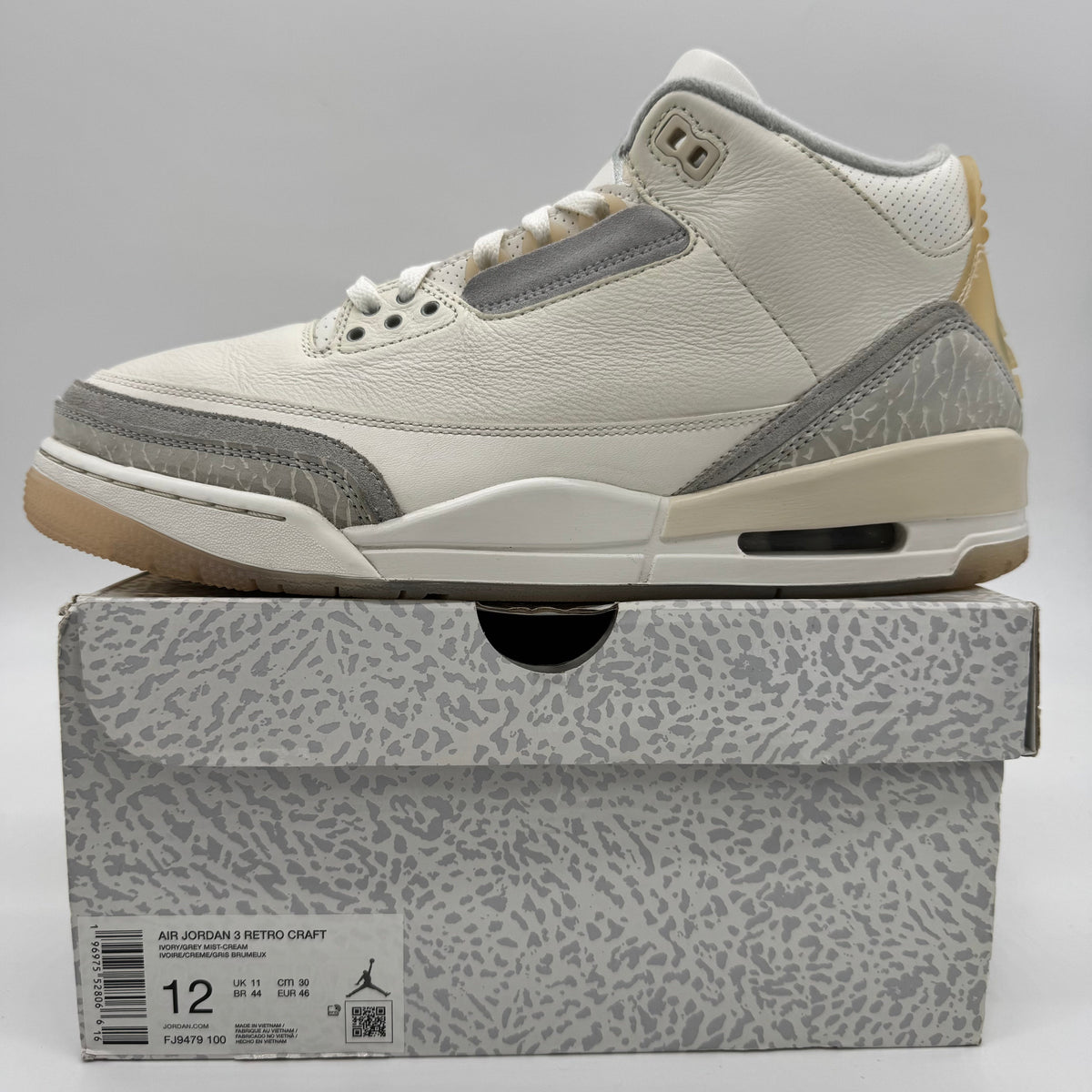Jordan 3 Craft Ivory