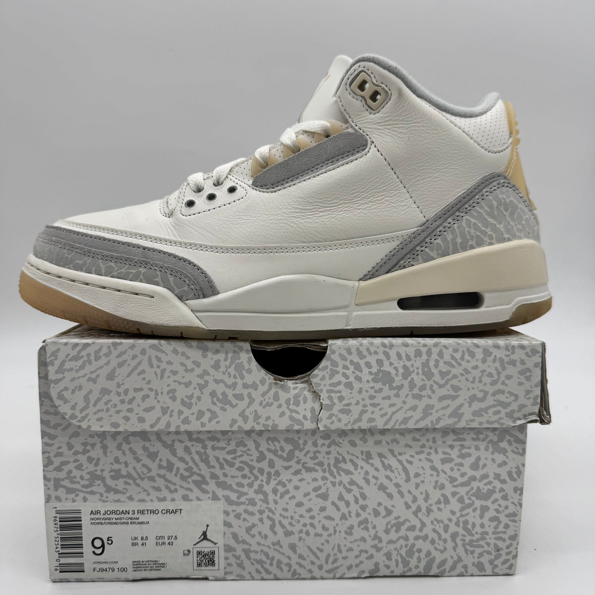 Jordan 3 Craft Ivory