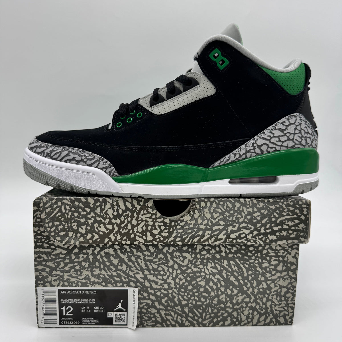 Jordan 3 Pine Green