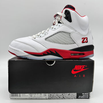 Jordan 5 Fire Red Black Tongue (2025)