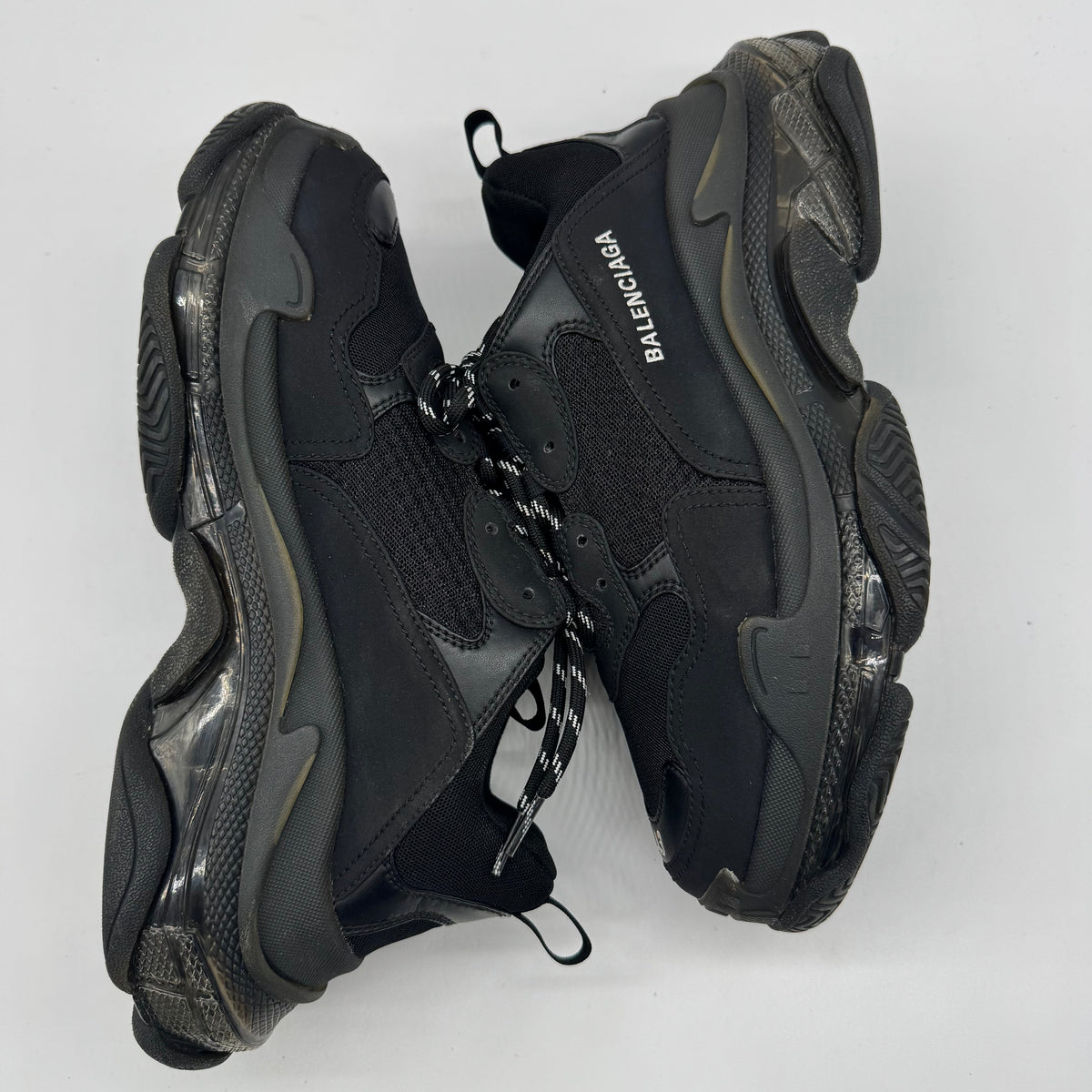Balenciaga Triple S Clear Sole Black
