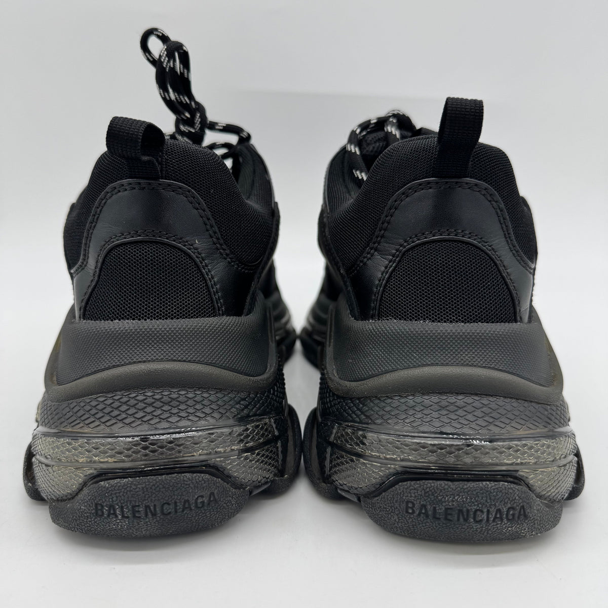 Balenciaga Triple S Clear Sole Black
