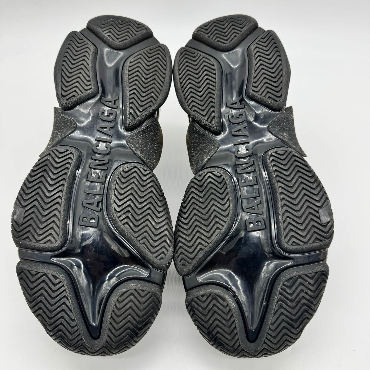 Balenciaga Triple S Clear Sole Black