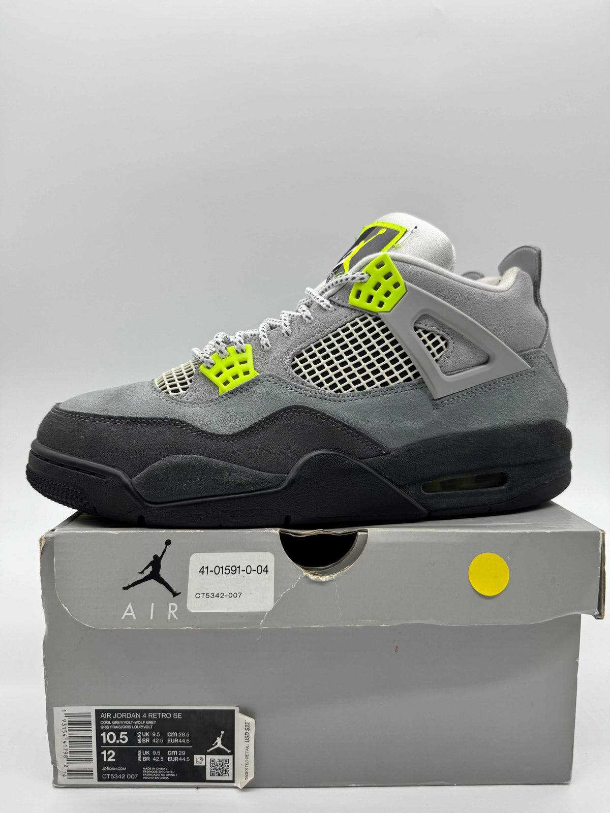 Jordan 4 SE 95 Neon