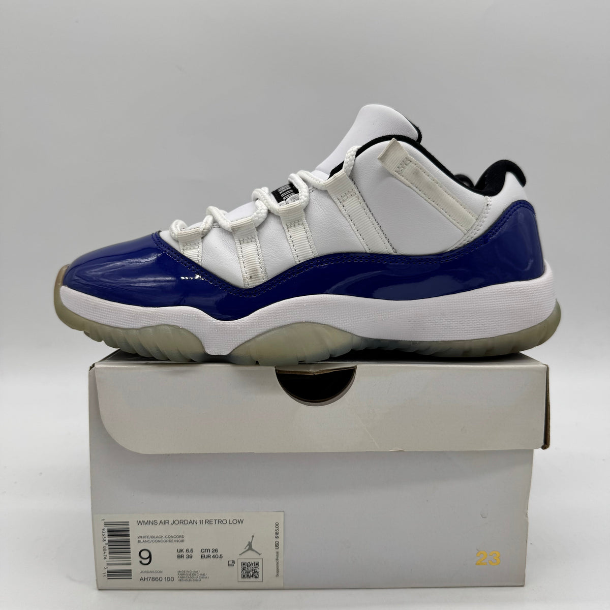 Jordan 11 Low White Concord (Women's)