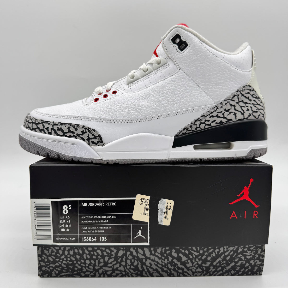 Jordan 3 White Cement (2011)