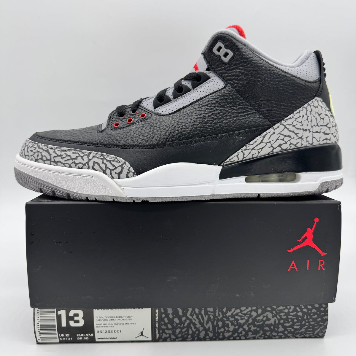 Jordan 3 Black Cement (2018)