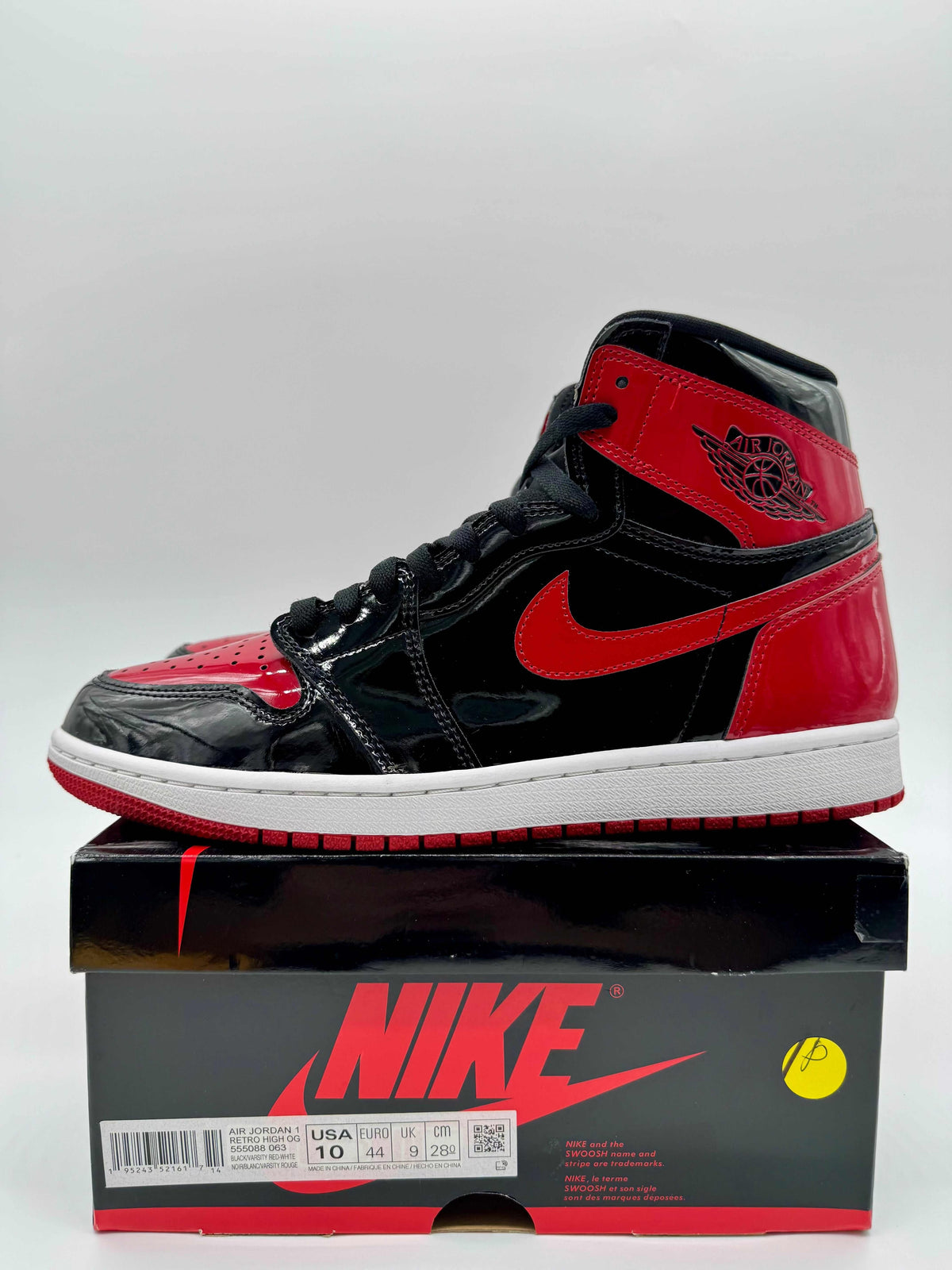 Jordan 1 High Patent Bred