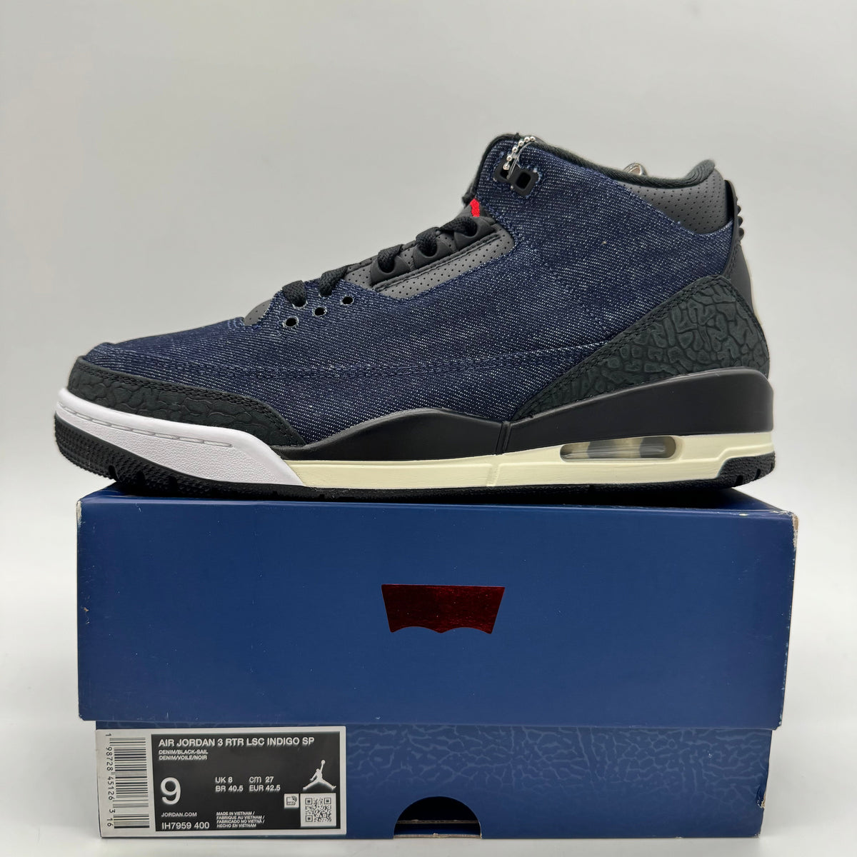 Jordan 3 Levi's Indigo