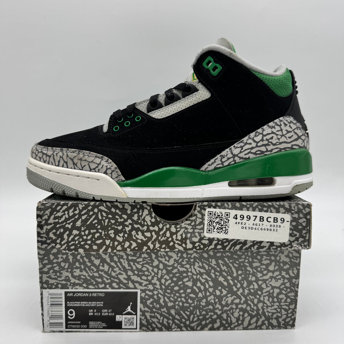 Jordan 3 Pine Green