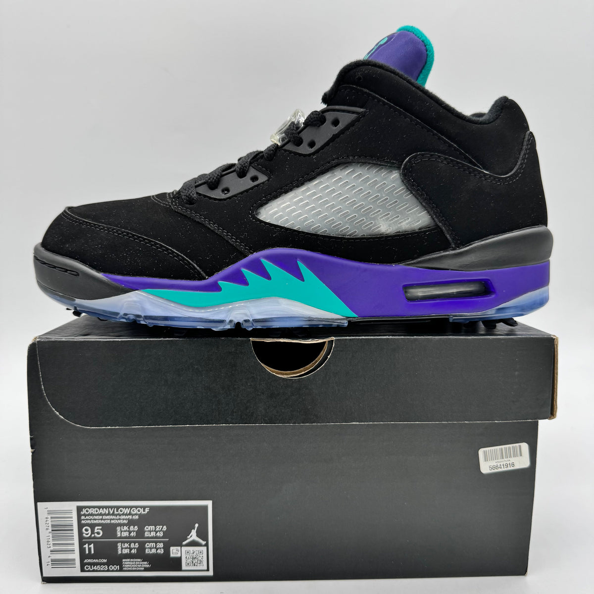 Jordan 5 Low Golf Black Grape