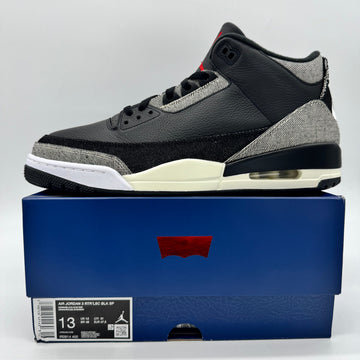 Jordan 3 Levi's Black