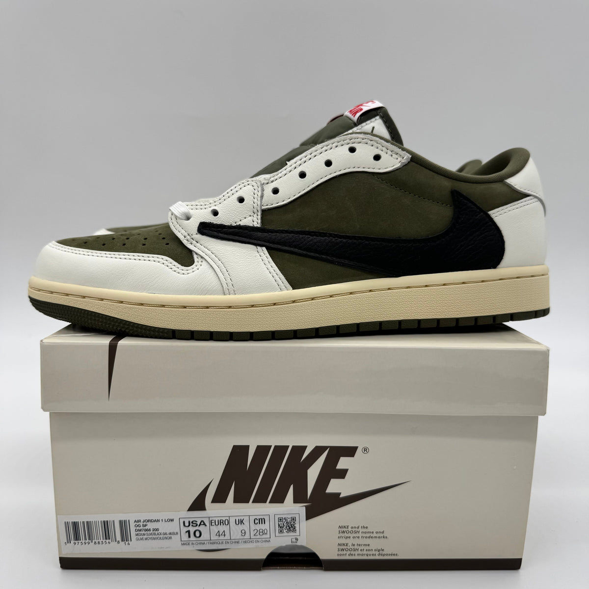 Jordan 1 Low Travis Scott Medium Olive